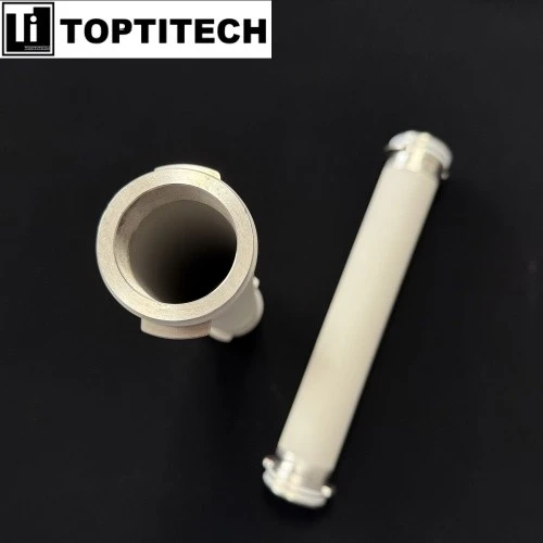 0.2um Porous Titanium Filter Cartridge With 226 Connector On Both Sides