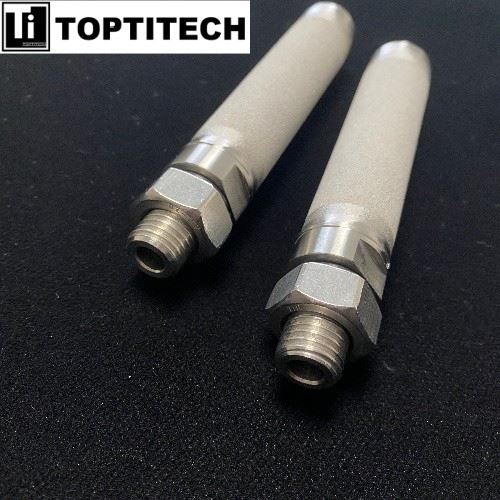 10um Double-opening SS316L Filter Element With Custom Connector best